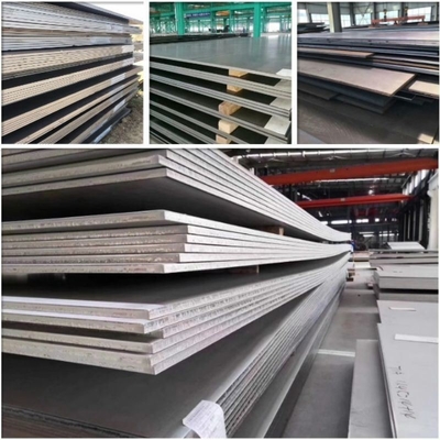 Piastra di acciaio laminata a caldo A36 Ss400 St37 St52 Superficie nuda/sparata