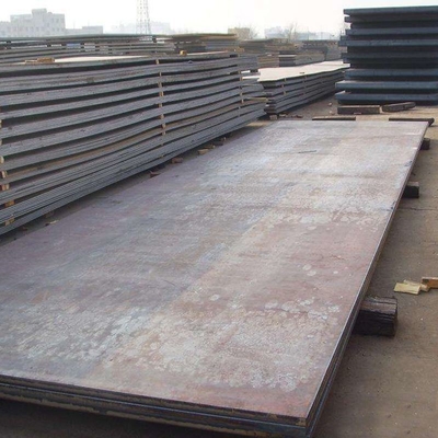 Piastra di acciaio laminata a caldo A36 Ss400 St37 St52 Superficie nuda/sparata