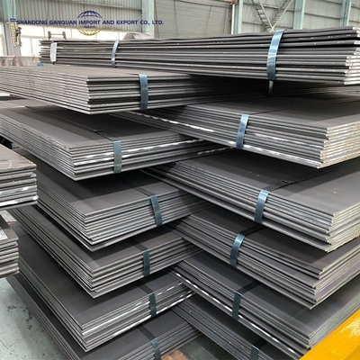 ASTM A36 lamiera di acciaio al carbonio laminata a caldo / lamiera di acciaio / lamiera di acciaio MS per varie industrie