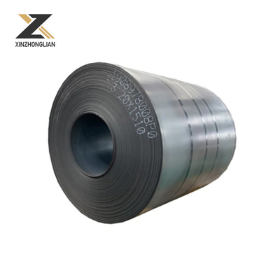 S235jr A36 St37 Q235 Ss400 lamiera di acciaio al carbonio laminata a caldo bobina a fessura di acciaio a basso tenore di carbonio