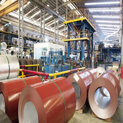 Stoccaggio Preverniciato Gi Steel Coil / PPGI / PPGL Color Coated Galvanized corrugated Metal Roofing Sheet