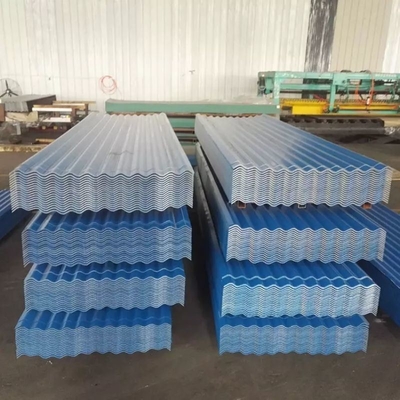 DX51D SGCC Grado 0,12-0,85 mm PPGI/PPGL/Gi Lastra ondulata 30-150 g pannello galvanizzato a caldo pannello di tetto lamiere di acciaio rivestite