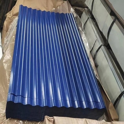 DX51D SGCC Grado 0,12-0,85 mm PPGI/PPGL/Gi Lastra ondulata 30-150 g pannello galvanizzato a caldo pannello di tetto lamiere di acciaio rivestite