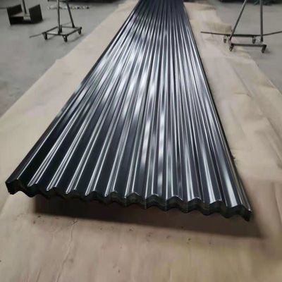 Gi lamiera di copertura in acciaio ondulato colorato rivestito lamiera di metallo ondulato galvanizzato