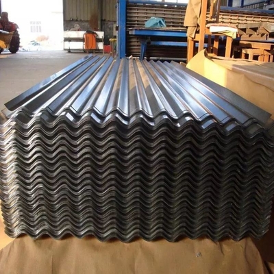 Fogli di copertura in acciaio ondulato in alluminio galvanizzato con spessore da 0,1 mm a 1,2 mm