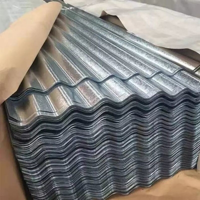 0.12-1.2mm foglio ondulato 30-150g pannello di tetto galvanizzato a caldo con personalizzazione