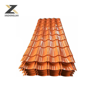 EXW Fogli di copertura trapezoidale Materiale da costruzione con lamiera di acciaio preverniciata