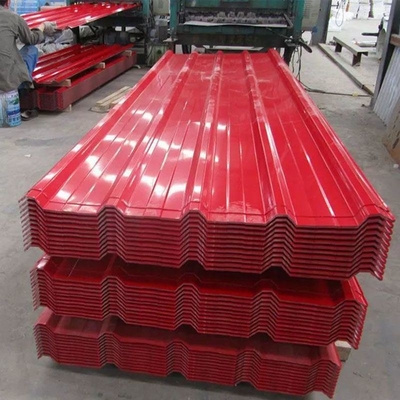 EXW Fogli di copertura trapezoidale Materiale da costruzione con lamiera di acciaio preverniciata