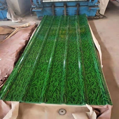 PPGL Ibr Metallo Galvanizzato Corrugato Colore Immagine Piastra di copertura in acciaio corrugato con 1
