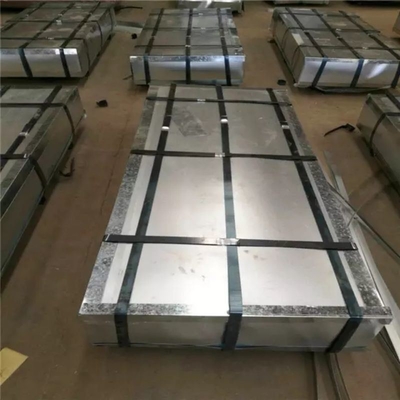 Fogli di acciaio galvanizzato Fogli di tetto ondulato rivestito in alucino per 5-25m 0,1mm-1,2mm