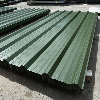 Certificazione RoHS PPGI Carta di copertura galvanizzata in acciaio corrugato