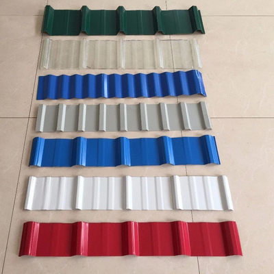 Fogli di copertura in PVC galvanizzato ASA UPVC trapezoidale ondulato in plastica galvanizzata