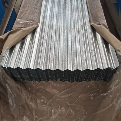 Larghezza personalizzabile Foglio di copertura ondulato CGCC per materiali di copertura di case