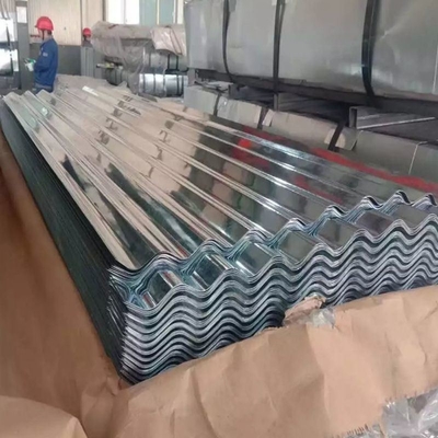 Larghezza personalizzabile Foglio di copertura ondulato CGCC per materiali di copertura di case