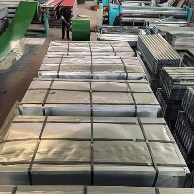1219/1250/1500/2200mm Dx51d Z275 lamiera di acciaio galvanizzato per il tetto