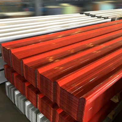 Piastra di acciaio pre-rivestimento Gi Piastra di copertura galvanizzata di metallo ondulato rivestita