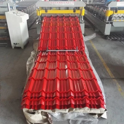 Piastra di acciaio pre-rivestimento Gi Piastra di copertura galvanizzata di metallo ondulato rivestita
