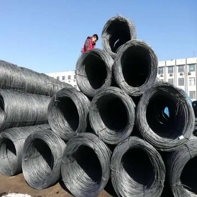 Strato di filo di ferro di acciaio al carbonio di superficie nera per imballaggi da galvanizzazione a caldo