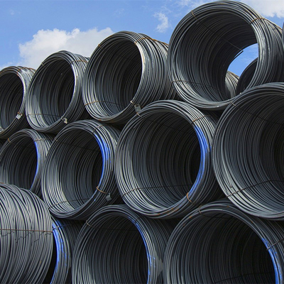 6.5mm Acciaio al carbonio Stagno di filo laminato a caldo Fob diretto Termine di pagamento Superficie oliata SAE1008