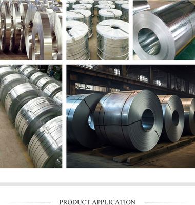 Personalizzazione Dx51d Dx52D Dx53D CGCC SGCC Z275 0.12-4.0 bobina di acciaio galvanizzato DIP caldo