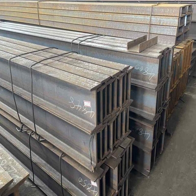 Struttura di acciaio Q235B Q345b H forma travi di acciaio per richiesta personalizzata 100-900mm