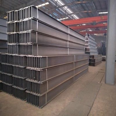 Materiale da costruzione certificato RoHS, acciaio laminato a caldo con trave H Q235B Q345e per la costruzione