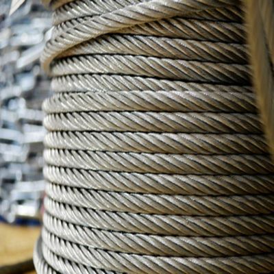Cavo galvanizzato a filo rotondo 1*7 7*7 1*19 7*19 6*12 6*19 6*37 FC Iwrc Cavo per ascensori