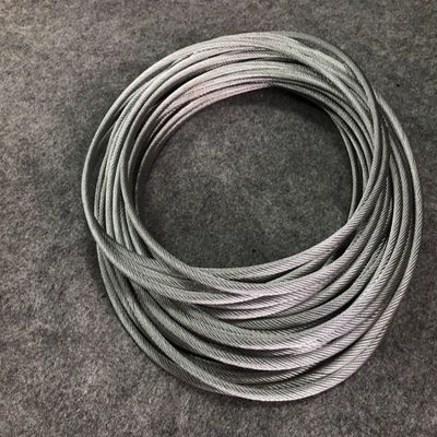1% Tolleranza Corde di filo di acciaio galvanizzato per rimorchiatori Non legate e resistenti all'usura
