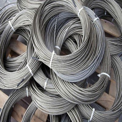 1% Tolleranza Corde di filo di acciaio galvanizzato per rimorchiatori Non legate e resistenti all'usura
