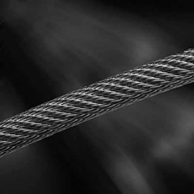 Richiesta personalizzata di gru per ascensori di plastica rivestita galvanizzata filo di acciaio inossidabile