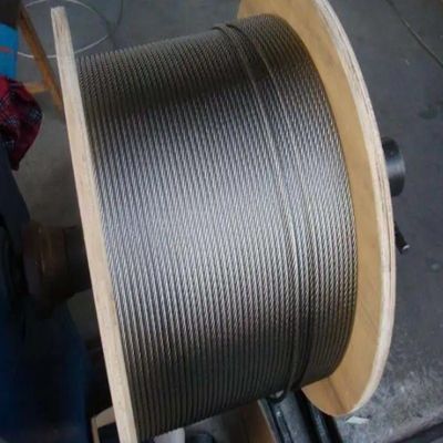 1*7 7*7 1*19 7*19 Corde di filo di acciaio galvanizzato con certificazione ISO e superficie oliata