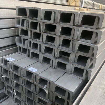 40-550 mm Tolleranza 2% in acciaio inossidabile inossidabile I-Beam U Channel Steel SUS 316 Inox