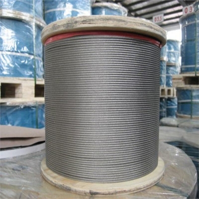 Superficie liscia 1/2 pollice 6X19 Iwrc elettrico Galvanizzato e non Galvanizzato Acciaio Cablaggio