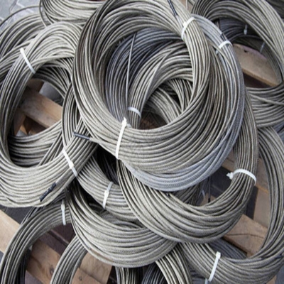Superficie liscia 1/2 pollice 6X19 Iwrc elettrico Galvanizzato e non Galvanizzato Acciaio Cablaggio