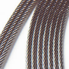 Superficie liscia 1/2 pollice 6X19 Iwrc elettrico Galvanizzato e non Galvanizzato Acciaio Cablaggio