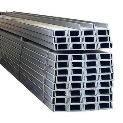 Acciaio galvanizzato a caldo Q235B U Channel con larghezza personalizzata 40-550 mm