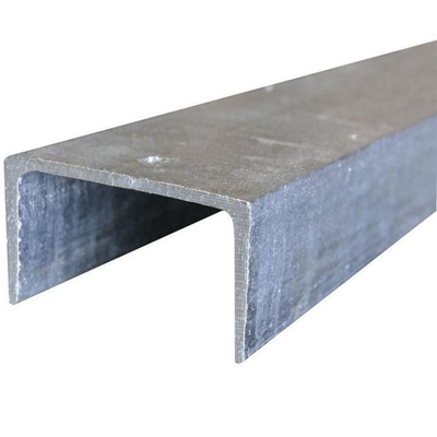 5-12m Lunghezza canale a fascia U laminato a caldo S275jr S355jr Ss400 St37 St52 Struttura in acciaio Galvanizzato Q235 Canale di acciaio personalizzazione