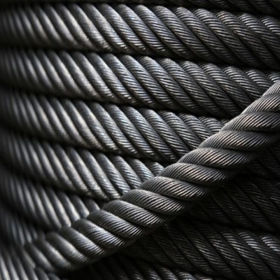 6mm 304 7X7 1mm corda di filo di ferro Sling Fuso di filo di acciaio inossidabile Superficie non legata e oliata