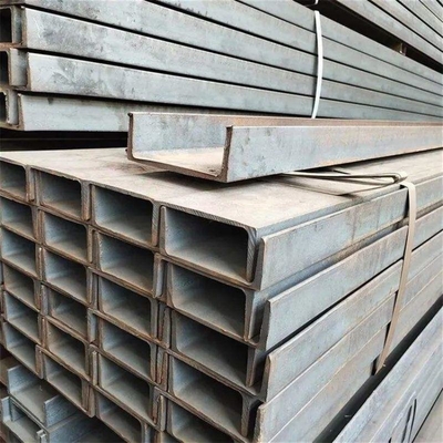 Spessore personalizzato S355jr Canale in acciaio Piano o Galvanizzato Larghezza 40-550 mm o personalizzato