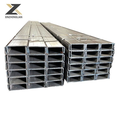 Acciaio laminato a caldo S235jr S355jr A36 Ss400 Acciaio galvanizzato Q235 Acciaio galvanizzato U