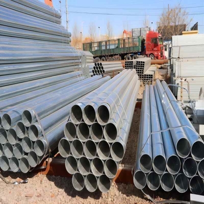 Tubo di acciaio galvanizzato laminato a caldo Q235 Q355 S235jr S275jr Ss400 St37