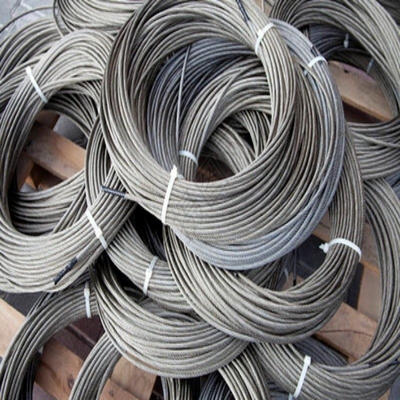 Corde di filo di acciaio galvanizzato/non galvanizzato per sollevamento, sollevamento, derricking