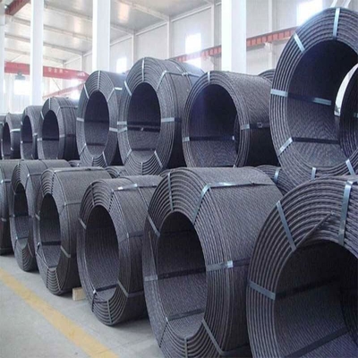 Corde di acciaio a spirale ad alta resistenza 1670MPa per pretensure di fili di superficie a spirale