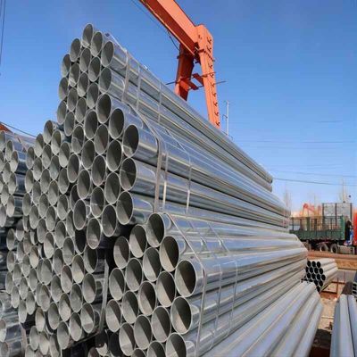 Q195/Q235/Q345 Tubo galvanizzato per serra in acciaio, ferro precaldo DIP a termine EXW