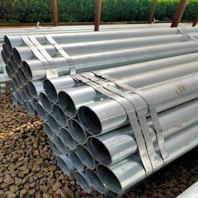 Q195/Q235/Q345 Tubo galvanizzato per serra in acciaio, ferro precaldo DIP a termine EXW
