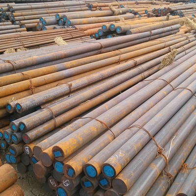 AISI Standard ASTM 1020 1045 1065 S45c Q235 Q355 S235jr S275jr S355jr Ss400 Barre metalliche rotonde di taglio in acciaio a carbonio