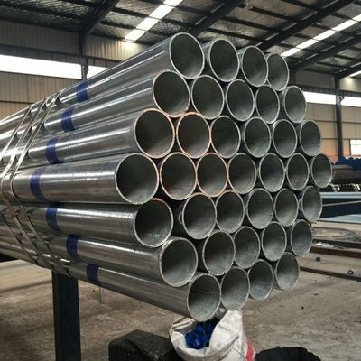 S235jr S275jr Hot DIP Galvanizzato tubo di acciaio rotondo / Gi tubo Pre Galvanizzato tubo di acciaio Galvan