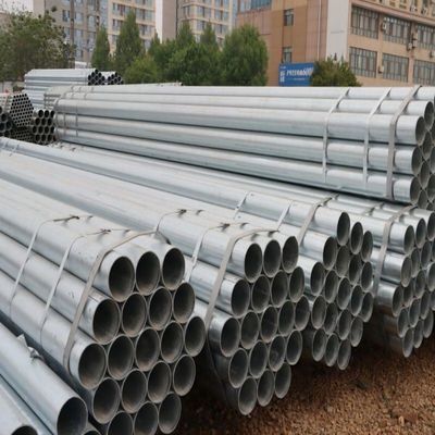 S235jr S275jr Hot DIP Galvanizzato tubo di acciaio rotondo / Gi tubo Pre Galvanizzato tubo di acciaio Galvan
