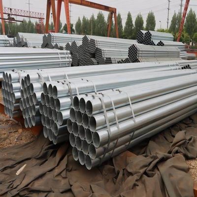 S235jr S275jr Hot DIP Galvanizzato tubo di acciaio rotondo / Gi tubo Pre Galvanizzato tubo di acciaio Galvan