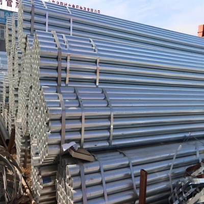 DN15-DN200 Tubo di acciaio rotondo galvanizzato a caldo Q235B Gi per serre
